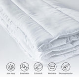 Pikolin Home plapuma, fibra, alb, Cama 135/140-220 X 220 Cm, 2 Plapumi si pilote Naty Shop