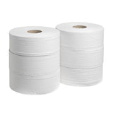 Scott Essential Jumbo Toilet Roll 8501 - hârtie igienică Jumbo Roll - 6 role X 1.053 coli 2 straturi hârtie igienică (2.400 M total)