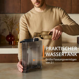 Espressor KRUPS Authentic+, 15 bari, operare intuitivă, design sofisticat, duză de abur, inclusiv accesorii extinse, Bullet Argintiu închis/Oțel inoxidabil, XP384G10
