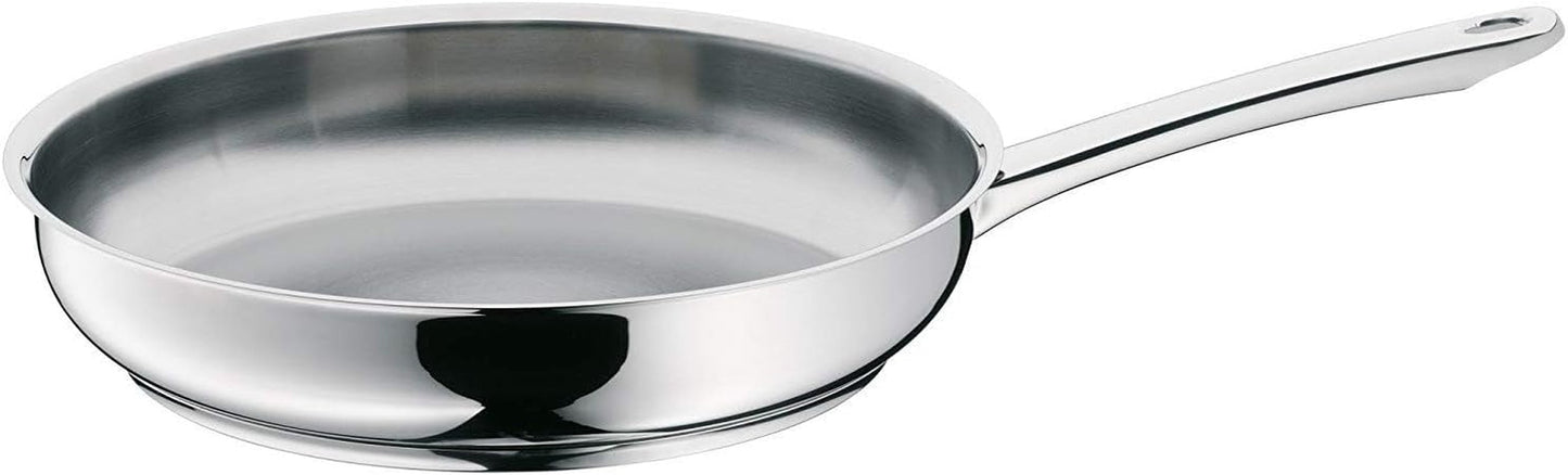 WMF Profi tigaie 28 cm, inducție, tigaie din oțel inoxidabil, neacoperită, rezistentă la cuptor Oale si Tigai Naty Shop Pfanne 28 Cm