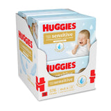Șervețele umede pentru bebeluși Huggies Pure Extra Care Sensitive, 99% apă, fără plastic, fără parfum