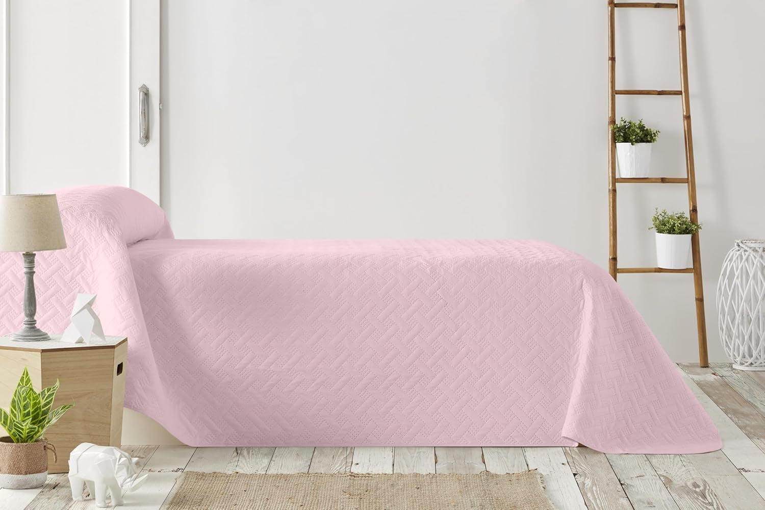 LISO - Cuvertură de pat pentru 105 Cm - Cuvertură de pat Bouti Bed - Primăvară și vară - 200X260 Cm - Roz Paturi si Cuverturi Besuche den Degrees home-Store