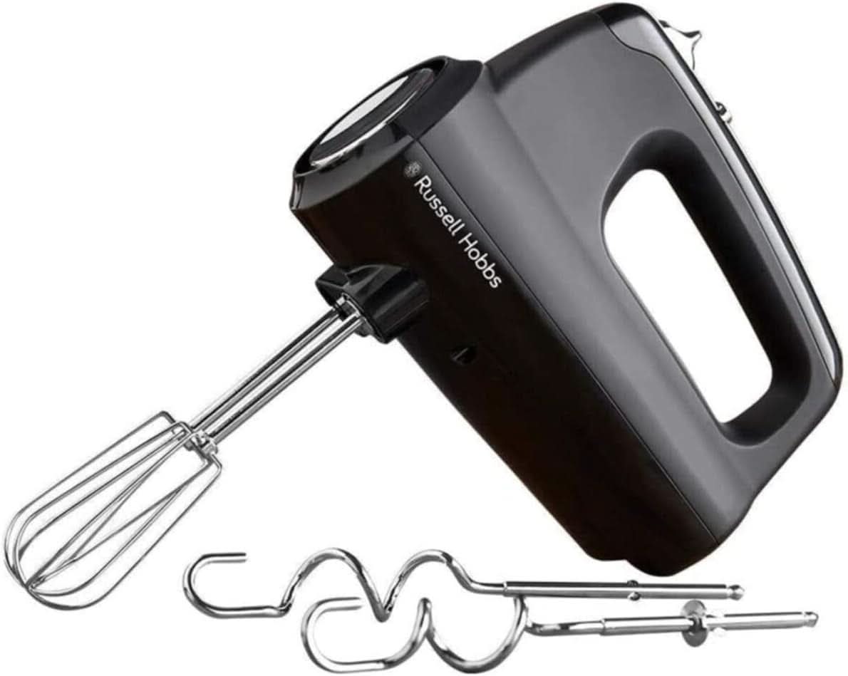 Russell Hobbs Standmixer [1,5L Glasbehälter] Matt Schwarz (Starker 0.9PS Motor, Impuls-/Ice-Crush-Funktion, Edelstahlmesser, Bpa-Frei Mixer, Elektrischer Zerkleinerer, Smoothie-Maker) 24722-56 Bucatarie Naty Shop Handmixer,Single