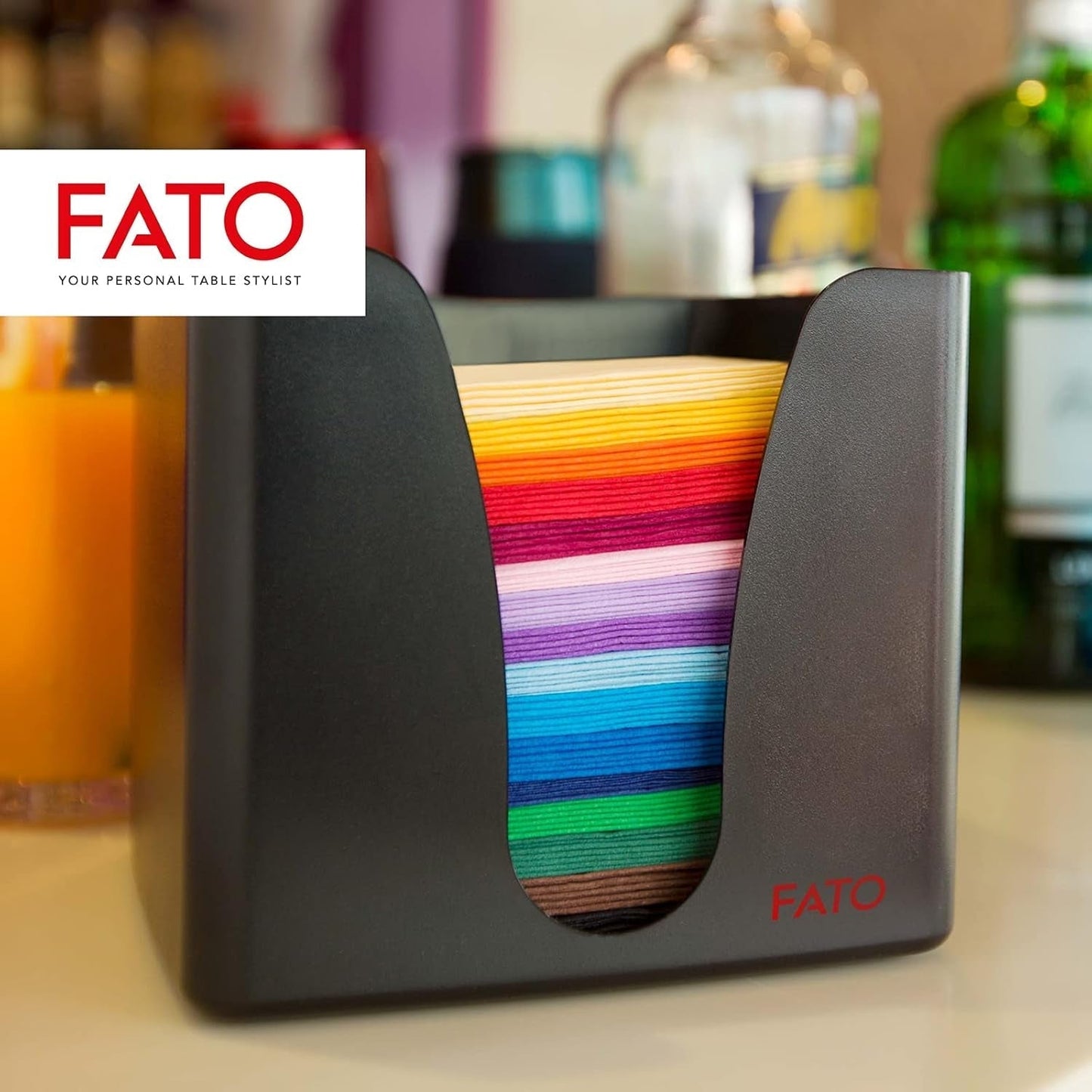 - Șervețele de hârtie de unică folosință, Ideale pentru aperitive și cocktailuri, Pachet de 100 șervețele, Dimensiune 24X24, Pliate 4 ori, 2 straturi, Culoare gri, 100% hârtie din celuloză pură, Certificat Fsc