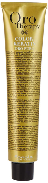Fanola Oro Therapy Color Keratin 5.0 100ml Vopsea pentru par Naty Shop 11 Super Blond Platinum
