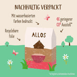 Terci de smochine și zmeură Allos neîndulcit | Terci fără zahăr | Muesli organic | Muesli cu fructe | Fulgi de ovăz | Terci de mic dejun | Cereale pentru micul dejun | Vegan | Pachet de 6 (6 x 500g)