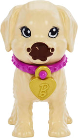Adopție Cățeluș Barbie - Păpușă și 2 căței, cu certificate de adopție, efect de schimbare a culorii, cușcă și accesorii, pentru copii cu vârsta de 3 ani și peste, 86 HKD