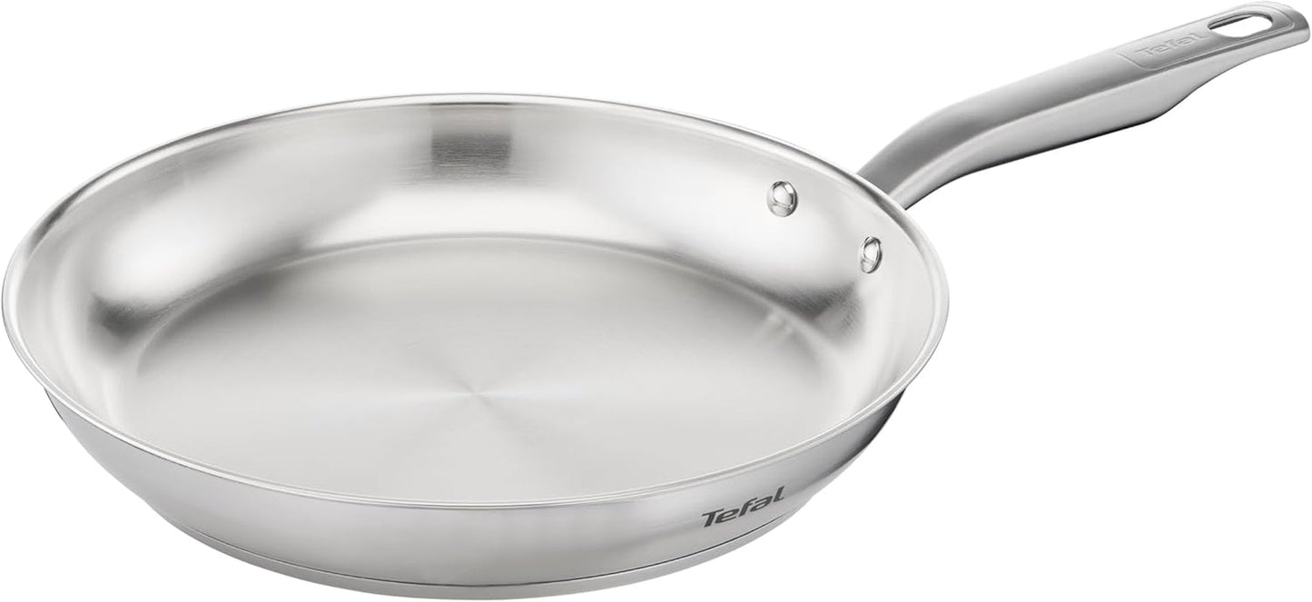 TEFAL VIRTUOSO tigaie 28 cm, Tigaie din oțel inoxidabil, inducție Oale si Tigai Naty Shop 28 Cm Fără strat de acoperire