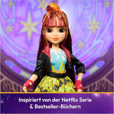 Păpușa Valentina de la Unicorn Academy - păpușa originală din popularul serial Netflix, 24 cm înălțime, cu păr natural, haine și accesorii detașabile, pentru copii cu vârsta de 4 ani și peste