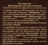 Ciocolată organică umplută cu cappuccino, 100g