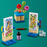 LEGO 41739 Friends Camera lui Liann, mini jucărie cu tematică artistică, cadou mic de colecție cu mini păpuși Liann, Autumn și Pet din seria 2023 Seturi de constructie Besuche den LEGO-Store