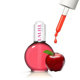 LALILL Nail Cuticle Oil 75Ml - Himbeere Nagelpflegeöl - Nagelöl Pflege Für Nägel Nagelhaut - SPA Maniküre Naildesign Hände - Vegan - Mit Pipette