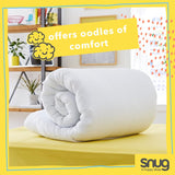 Plapumă Snug Just Right, 10.5 tog, fibră goală, alb, pat dublu Plapumi si pilote Naty Shop