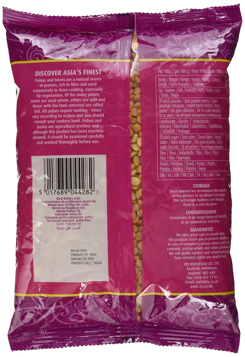 TRS - Năut (Chana Dal) - (1 x 1 kg)