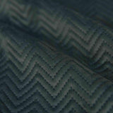 Cutie pentru perdele Pernă Pernă decorativă Lxw 45X45 Cm Verde Jacquard "Greta" Cu design în formă de heringbone Închidere cu fermoar ușor de întreținut Umplutură moale 320G - Varietate de culori, 2023510 Perne calatorie Naty Shop
