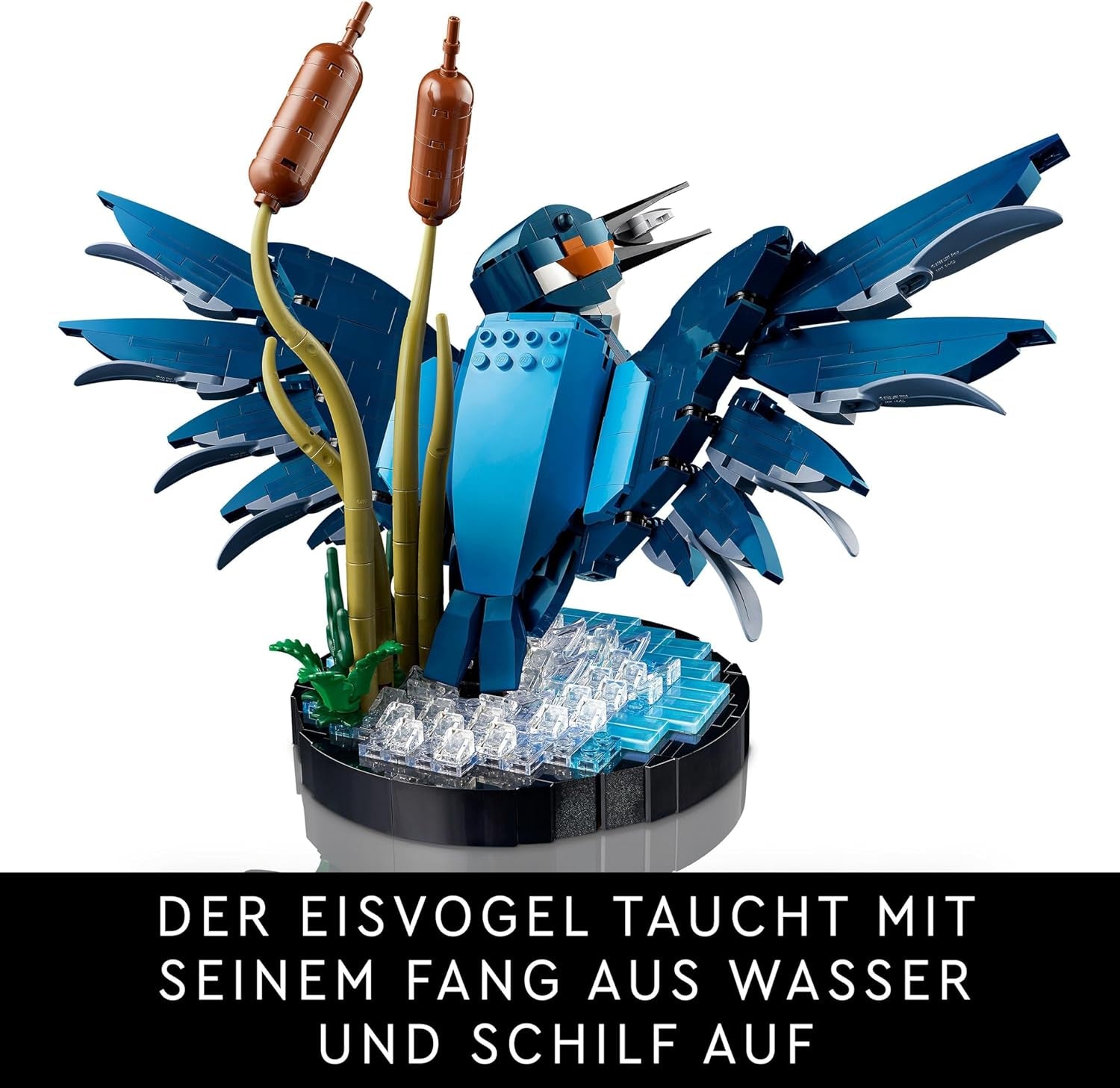 LEGO Icons Kingfisher Model Building Set pentru adulți, figură de pasăre pentru camera de zi sau birou, decorațiuni pentru casă și birou, cadou pentru iubitorii de păsări și ornitologi, femei și bărbați 10331 Seturi de constructie Besuche den LEGO-Store