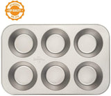 Tavă 6 Jumbo Muffin Ø 9 Cm - 34 X 22 X 4,5 cm Matrite si tavi pentru copt Naty Shop