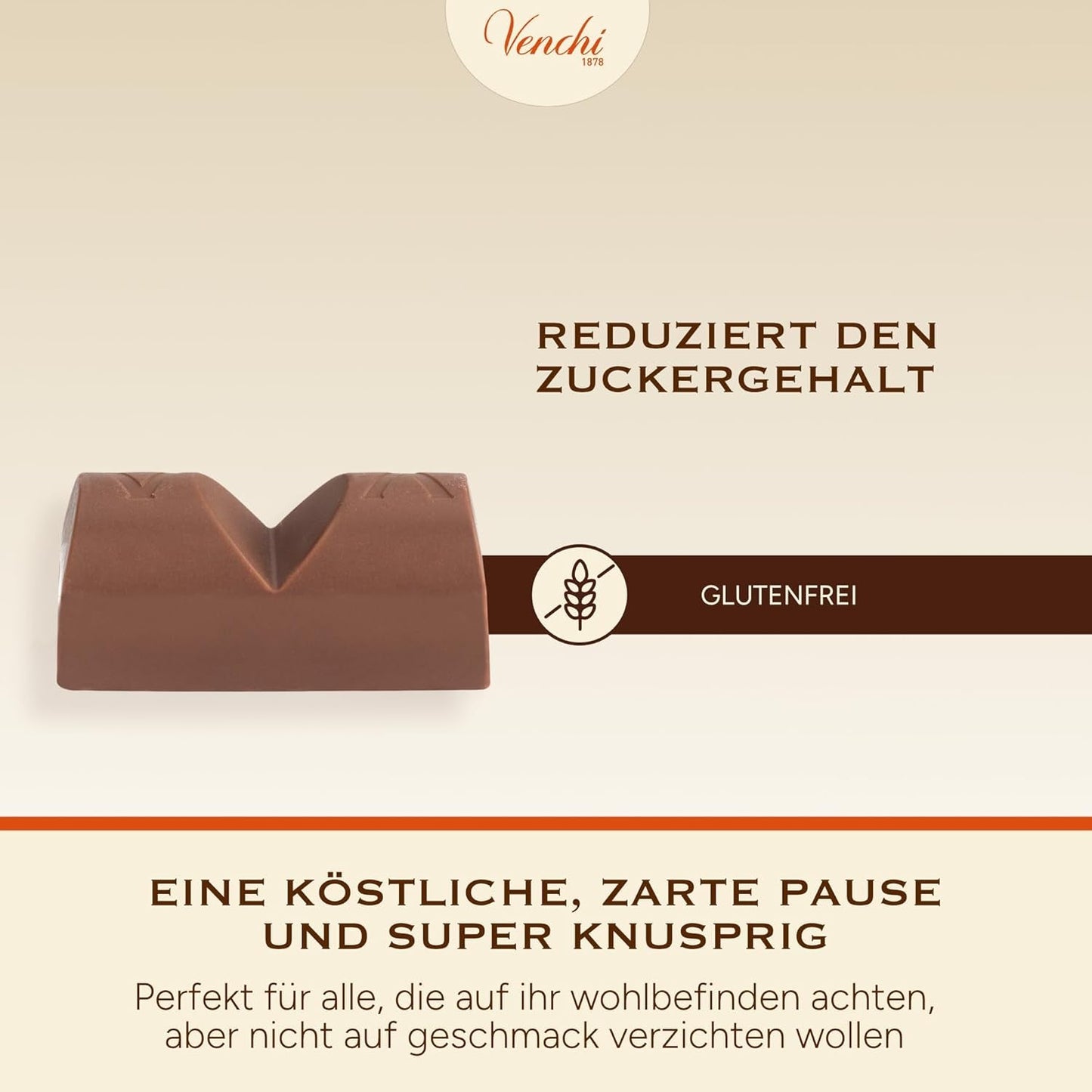 Venchi - Batoane de ciocolată cu lapte și alune de pădure - 70% zahăr - Praline cu alune de pădure IGP Piemont întregi, 1 kg - Fără gluten