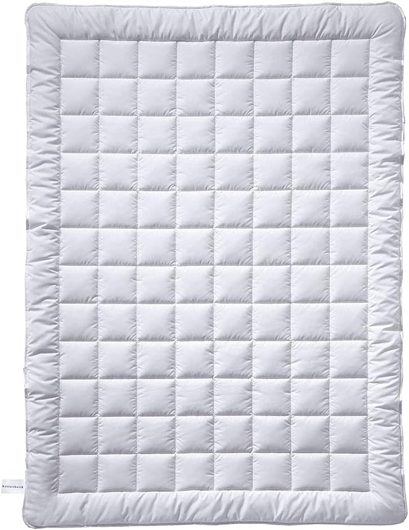 Plapumă Billerbeck Simone Superlight - plapumă de mătase - 135 X 200 Cm - plapumă de vară, plapumă răcoritoare, plapumă ușoară de vară - 100 % bumbac, alb Plapumi si pilote Naty Shop 155X220 Cm
