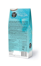 Praline de cocos fără zahăr cu migdale, feel FIT, fără zahăr adăugat, 17% proteine, 63 g