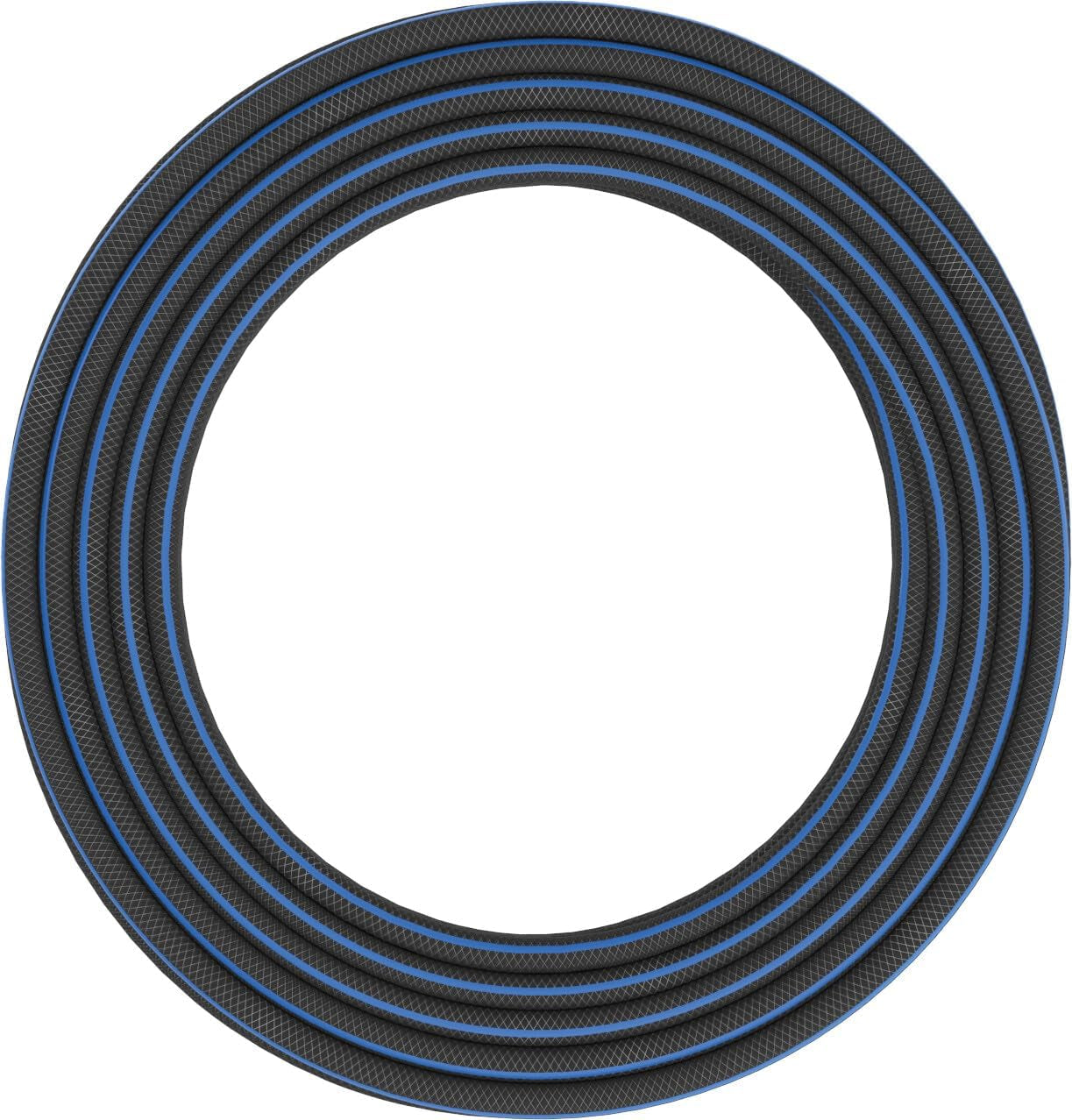 Furtun de apă Fiskars L, protecție UV, testat la presiune, nivel de rigiditate torsională 4 (din 5), 30 m, Ø 1,3 cm (1/2"), 4,2 kg, Negru/Portocaliu/Albastru, 1027105