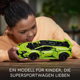 LEGO 42161 Technic Lamborghini Huracán Tecnica kit model de mașină de jucărie, set de construcție pentru mașini de curse pentru copii, băieți, fete și fani ai sporturilor cu motor, cadou de colecționat Seturi de constructie Besuche den LEGO-Store