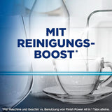 Finish Machine Cleaner Tabs - Pastile pentru mașina de spălat vase împotriva murdăriei și grăsimii din interiorul mașinii de spălat vase, 3 pastile Naty Shop