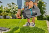 Set silențios pentru pompă de grădină Gardena 4100: Pompă de irigații foarte silențioasă și inovatoare, cu racord de aspirație de 3,5 m și furtun Classic de 20 m, debit 4100 l/h, motor de 550 W, impermeabilă, economică (9051-20)