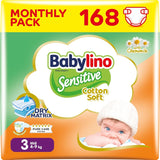 Scutece pentru bebeluși Sensitive mărimea 4, Maxi (8-13 kg), 20 bucăți