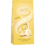 Ciocolată Lindt | Pliculețe LINDOR pentru cheesecake | 137g | 10 bile de ciocolată cu lapte cu umplutură de cheesecake care se topește în gură | Cadou de ciocolată