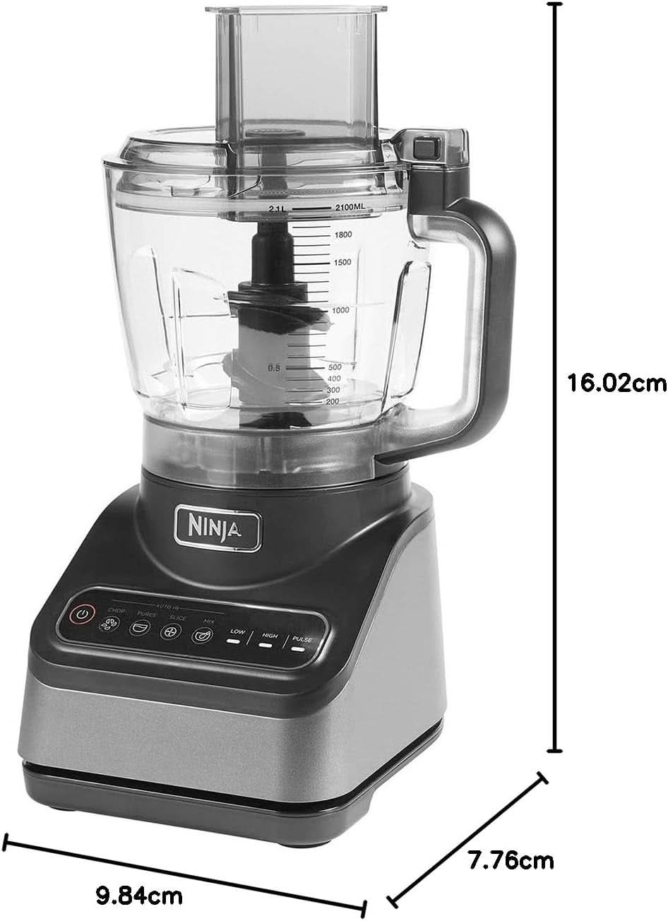 Robot de bucatarie tehnologie Auto-IQ Ninja BN650EU, 850W, 2.1L, Negru Naty Shop
