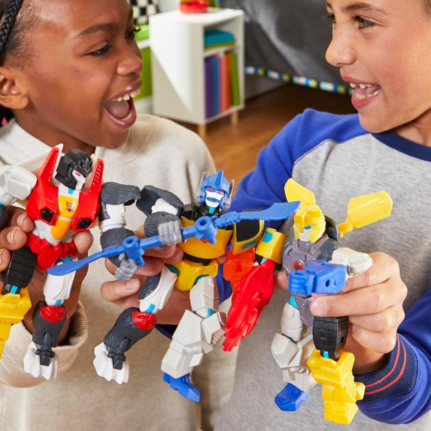 Transformers Mixmashers Optimus Prime Personalizabil Deluxe Action Figure & Accesorii Action figures Naty Shop