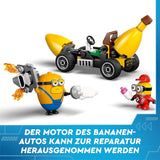LEGO I - Simply Incorrigible 4 Minioni și mașina cu banane, set de joacă pentru I - Simply Incorrigible 4, jucărie pentru copii, cadou creativ Minioni pentru băieți și fete de la 6 ani 75580 Seturi de constructie Besuche den LEGO-Store