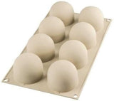 Silikomart, Formă pentru prăjiturele Tartufo de silicon, 8 Monoportii, Ø 62 H 52 mm Bucatarie Naty Shop