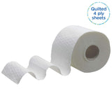 Kleenex Premium Role de hârtie igienică 8484, hârtie igienică 24 de role X 160 de foi umflate, hârtie igienică 4 straturi, 100% fibră pură, de înaltă calitate, rezistentă la rupere și moale (pachet cu 2)