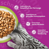 Hrană umedă Whiskas Senior 7+ Selecție mixtă în sos, 48 pliculețe, 12x85g (pachet de 4) – Hrană umedă de înaltă calitate pentru pisici de 7 ani și peste