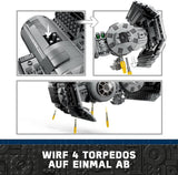 LEGO Star Wars TIE Bomber Model Kit cu Darth Vader Minifigure cu Lightsaber și Gonk Droid, jucărie construibilă cu Starfighter ca un cadou 75347 Seturi de constructie Besuche den LEGO-Store