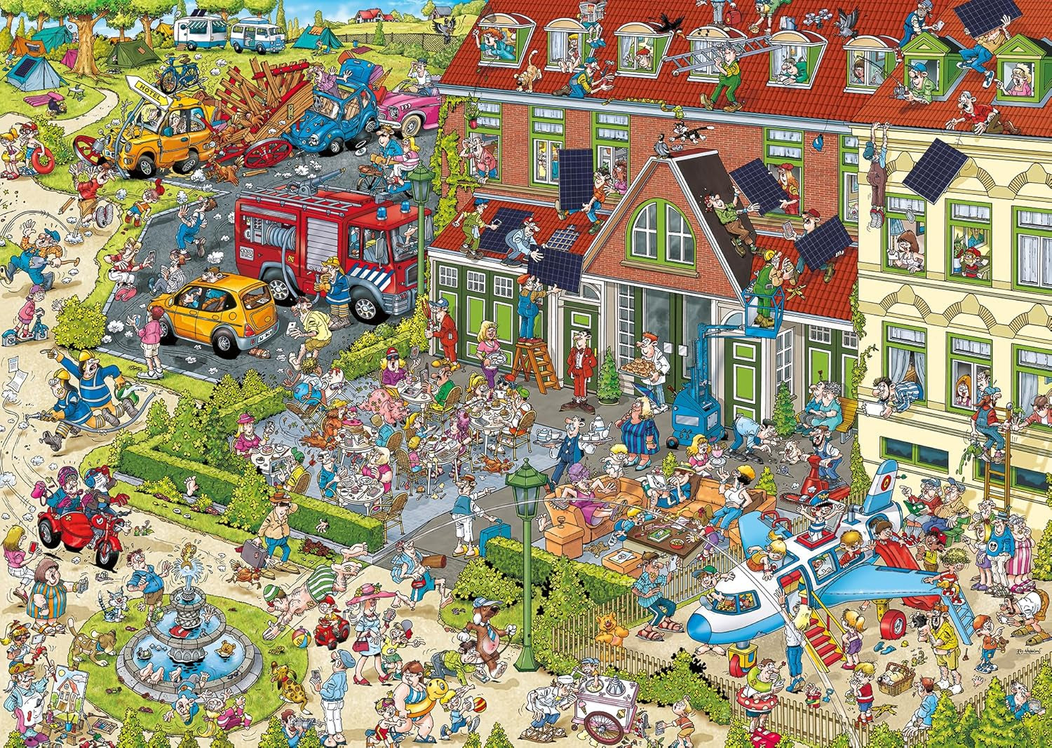 Ravensburger Puzzle 12000723 - Hotelul - Puzzle de 1000 de piese pentru adulți și copii de la 14 ani, Puzzle Naty Shop Design nou