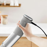 Tefal Quickchef+ 3-In-1 XL Stabmixer/Zerkleinerer/Schneebesen, 1000 W, Intuitive Geschwindigkeitsregelung, Turbo-Taste, Powelix-Messer-Technologie, Edelstahl, Grau, HB67MB30 Bucatarie Naty Shop