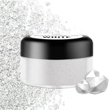 Glitter comestibil, 10 grame, diverse culori Glitter Naty Shop Alb