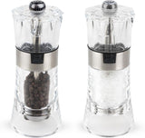 OSLO Duo acrilic/oțel inoxidabil 14 cm Rasnite si Feliatoare Naty Shop Set râșniță pentru piper și sare