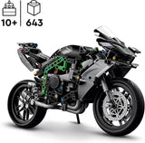 Motocicletă LEGO Technic Kawasaki Ninja H2R, cadou pentru copii și adulți pentru zile de naștere, decorare, jucărie, model pentru băieți și fete cu vârsta de 10+ 42170 Seturi de constructie Besuche den LEGO-Store