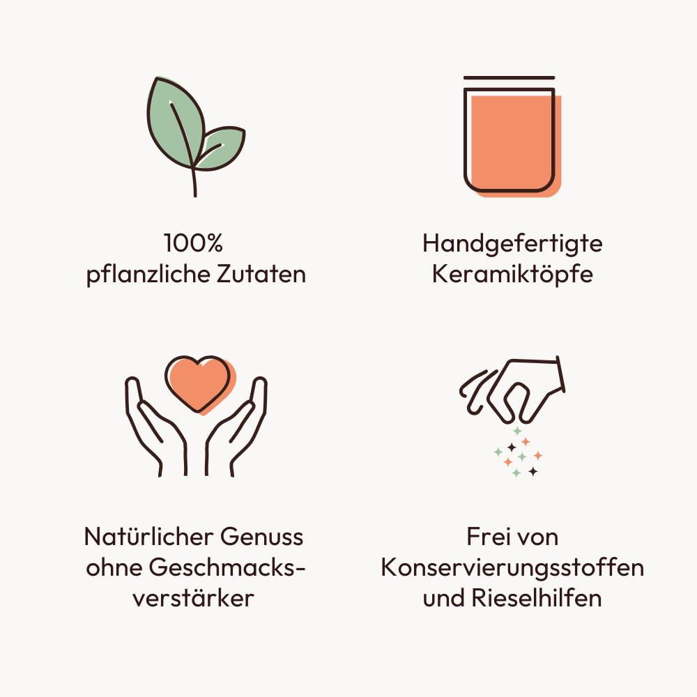 Potluck | Zimt Zauber | Würzmischung im Keramiktopf | 90g | Vegan, glutenfrei und mit natürlichen Inhaltsstoffen