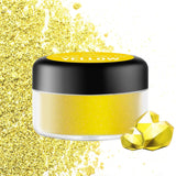 Glitter comestibil, 10 grame, diverse culori Glitter Naty Shop Galben