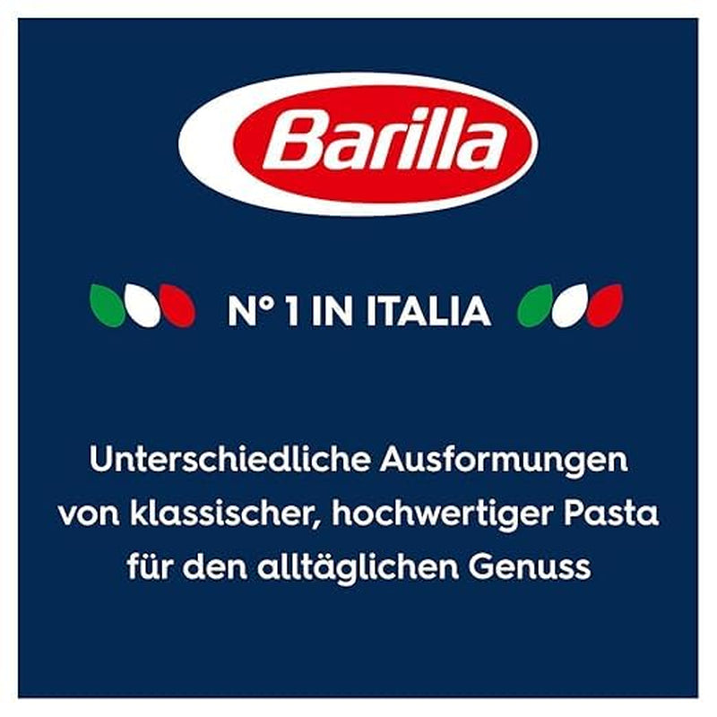Paste Barilla Classic Penne Rigate Nr. 73 din grâu dur de înaltă calitate, întotdeauna al dente (1 x 500 g)