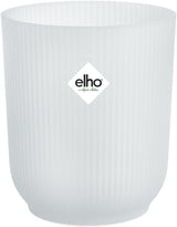 elho Vibes Fold Orchid High 12.5cm – Ghiveci pentru orhidee de interior – Ghivece de flori de interior – Plastic 100% reciclat – Alb/Alb mătăsos