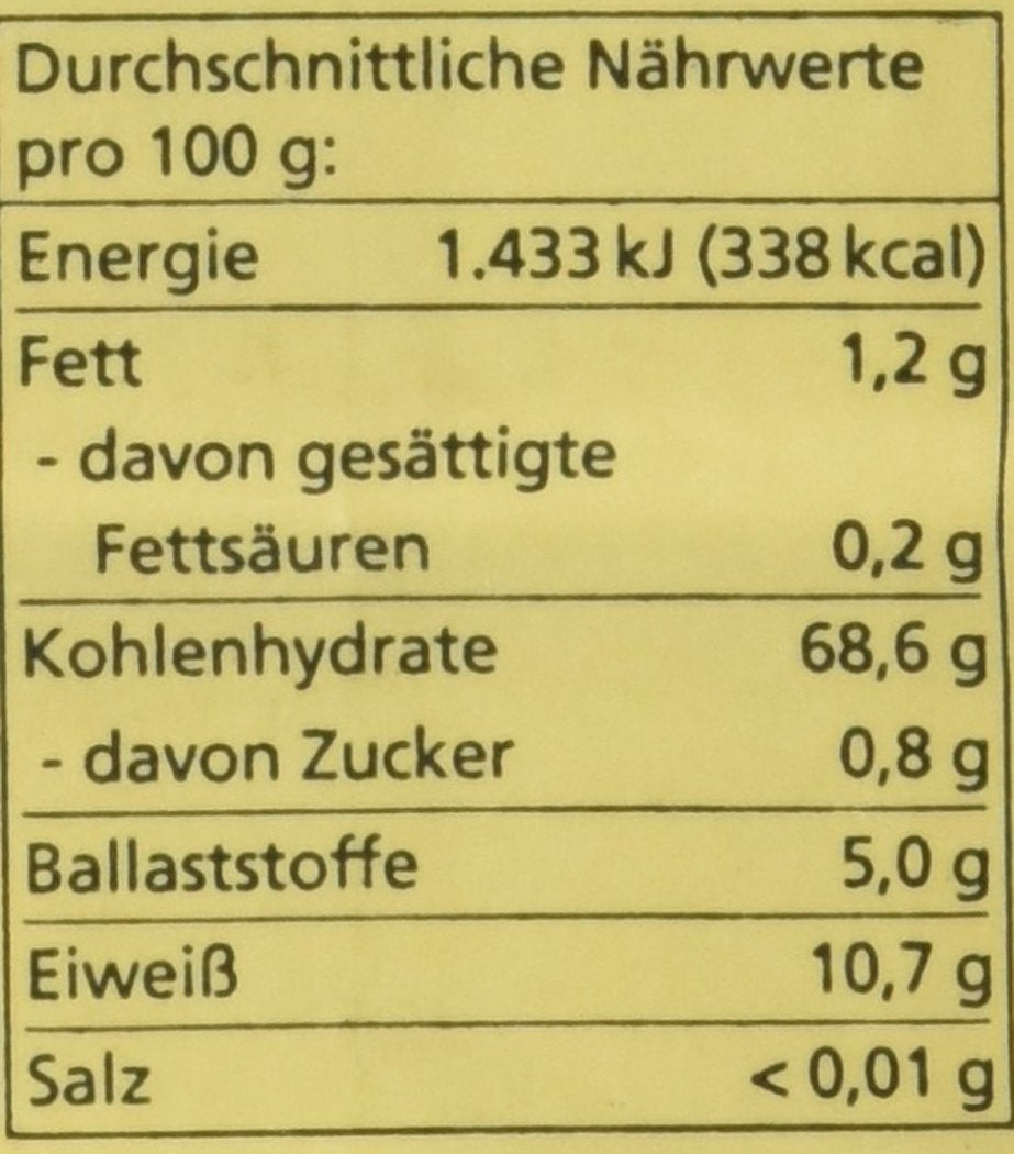Griș de grâu organic, 500g (ambalajul poate varia)