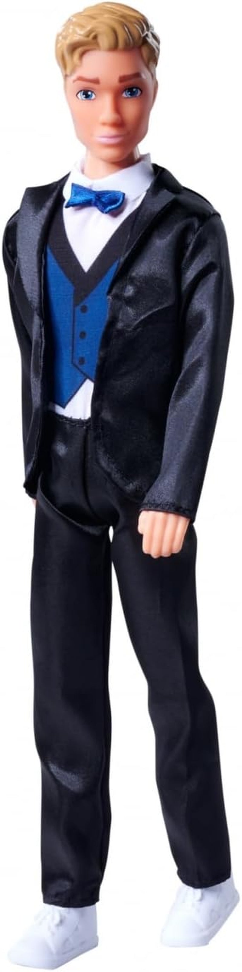 Simba 105733629 - Steffi Love Kevin Charming, păpușa de joacă poartă un costum elegant cu papion și vestă, 30 cm, de la 3 ani, albastru Papusi Naty Shop Titlu implicit