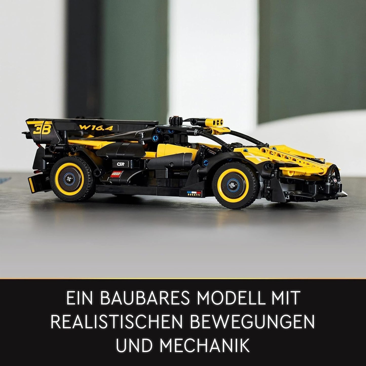 Mașină de curse LEGO Technic Bugatti, kit model mașină, jucărie mașină sport, set mașină iconică de colecționat, jucărie de construit de la 9 ani 42151 Seturi de constructie Besuche den LEGO-Store