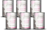 MjAMjAM - Hrană umedă premium pentru pisici - pui suculent și somon sălbatic, pachet de 6 (6 x 400 g), fără cereale cu carne suplimentară